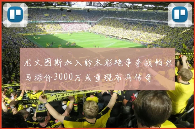 尤文图斯加入铃木彩艳争夺战帕尔马标价3000万或重现布冯传奇